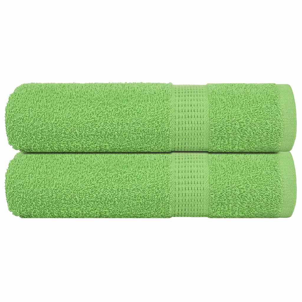 Serviettes De Bain Frogn 4Pcs Vert Pomme 100X150Cm 360 G/M²