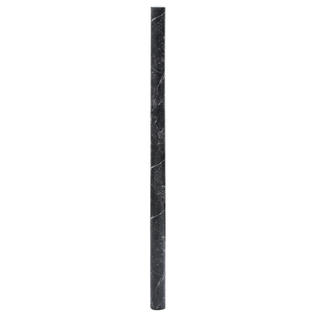 Autocollants Auto-Adhésifs Pour Meuble Noir Marbré 90X500Cm Pvc