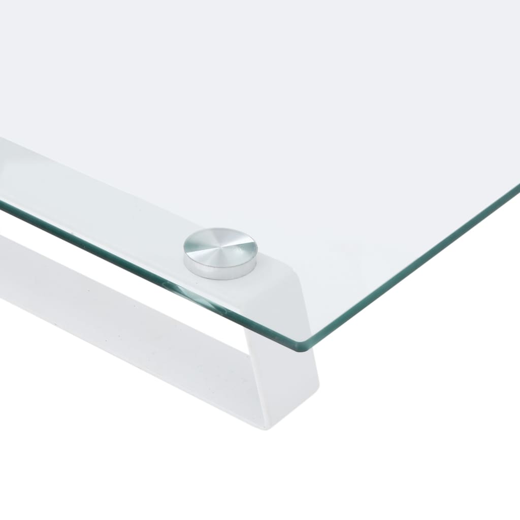 Support De Moniteur Verre Trempé Et Métal