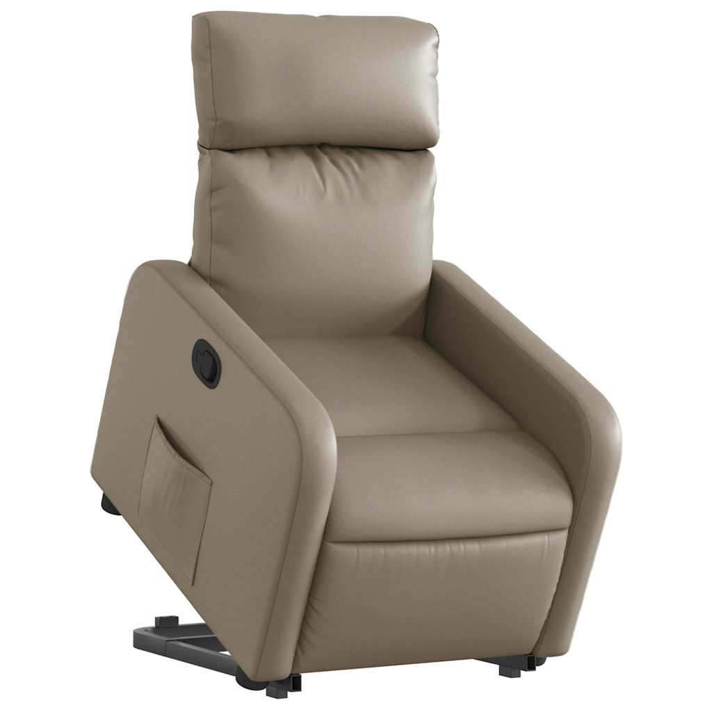 Fauteuil Inclinable Similicuir Cappuccino