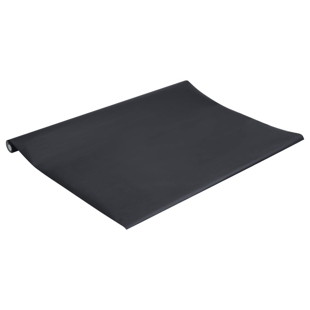 Sticker Pour Meubles Autocollant Mat Pvc Noir