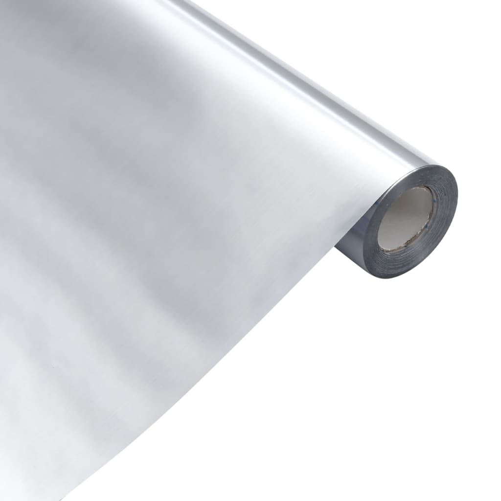 Autocollant Auto-Adhésif Pour Meuble Argenté 90X500 Cm Pet