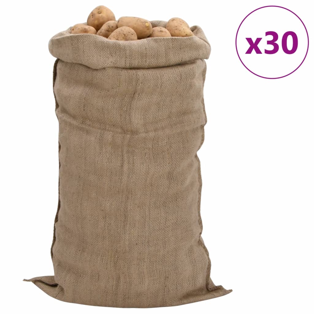 Sacs En Jute 5 Pcs 100 % Jute 340 G/M²