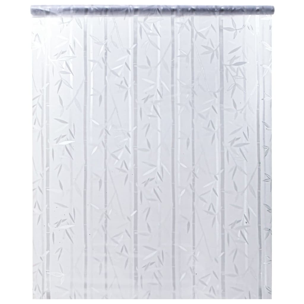 Film Pour Fenêtre Dépoli Motif De Bambou 90X500 Cm Pvc Bambou Givré