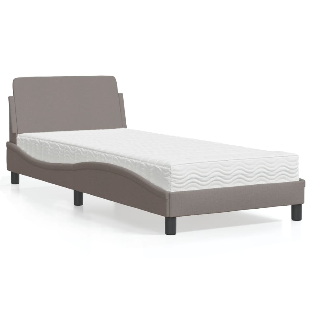 Lit Avec Matelas Dover Tissu