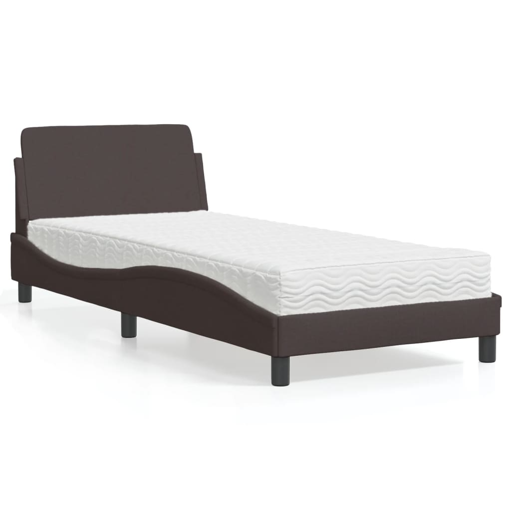 Lit Avec Matelas Dover Tissu