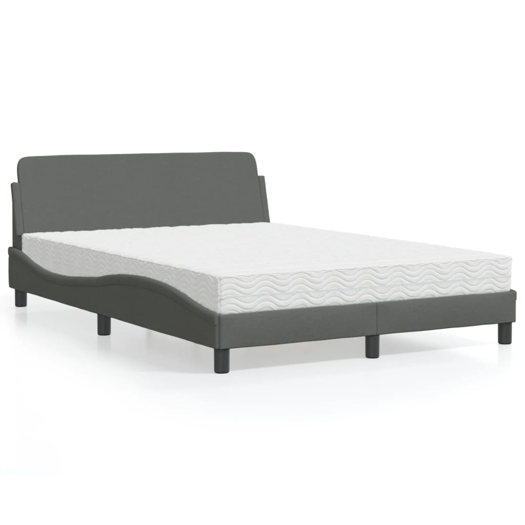 Lit Avec Matelas Dover Tissu