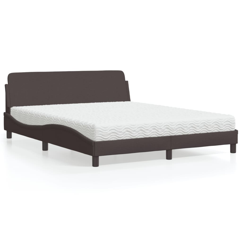 Lit Avec Matelas Dover Tissu