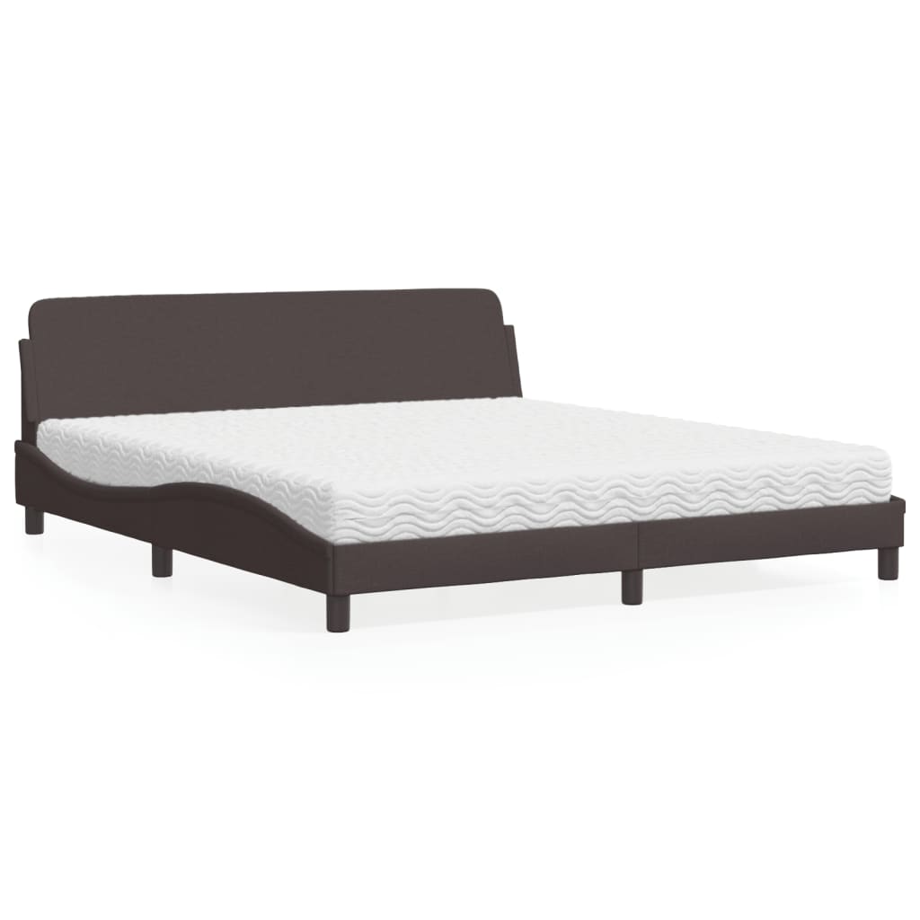 Lit Avec Matelas Dover Tissu