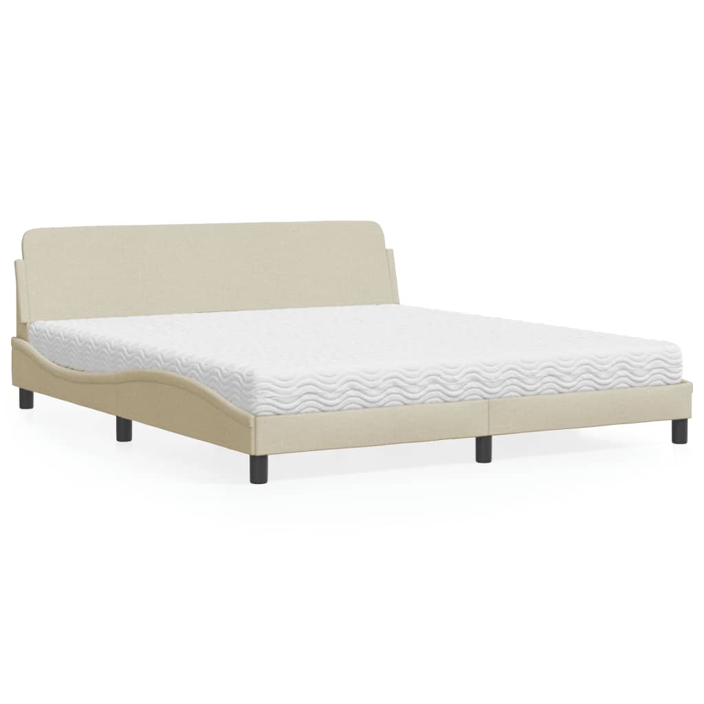 Lit Avec Matelas Dover Tissu