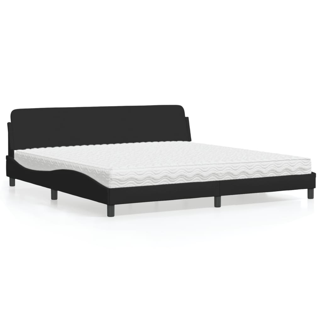 Lit Avec Matelas Dover Tissu