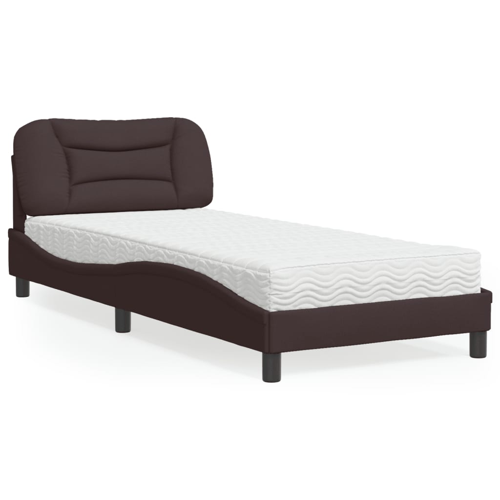 Lit Avec Matelas Hvar Tissu