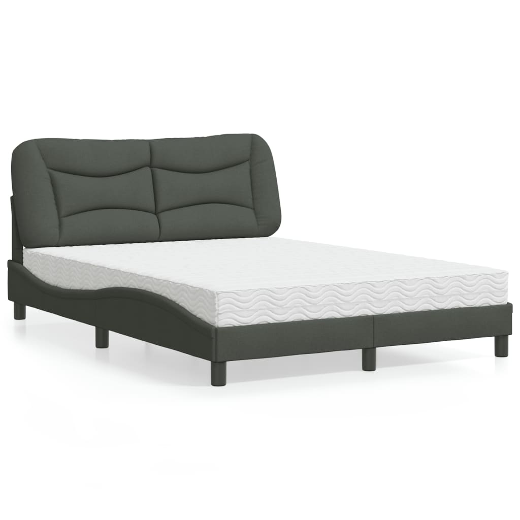 Lit Avec Matelas Hvar Tissu