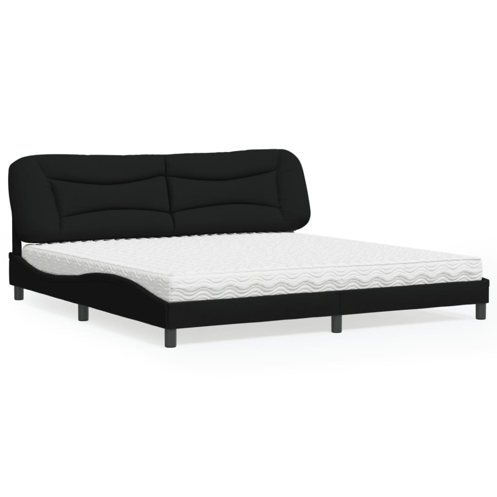 Lit Avec Matelas Hvar Tissu