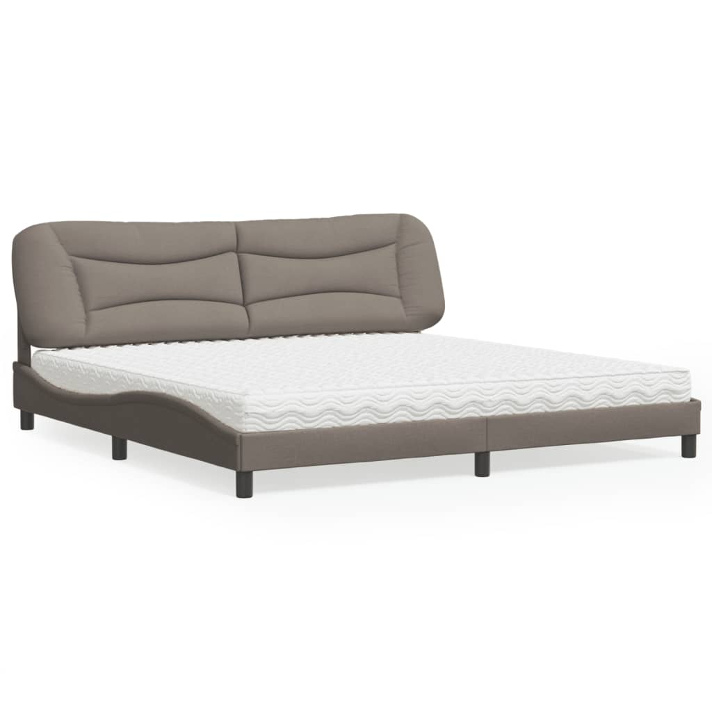 Lit Avec Matelas Hvar Tissu