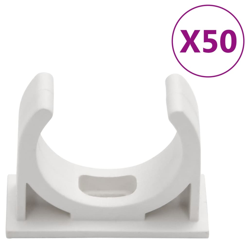 Goulottes De Câble Avec Pinces Ø Pvc Avec Clips