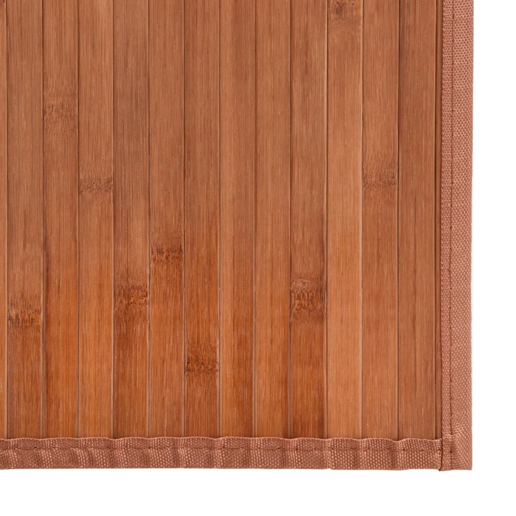 Tapis Rectangulaire Bambou Marron
