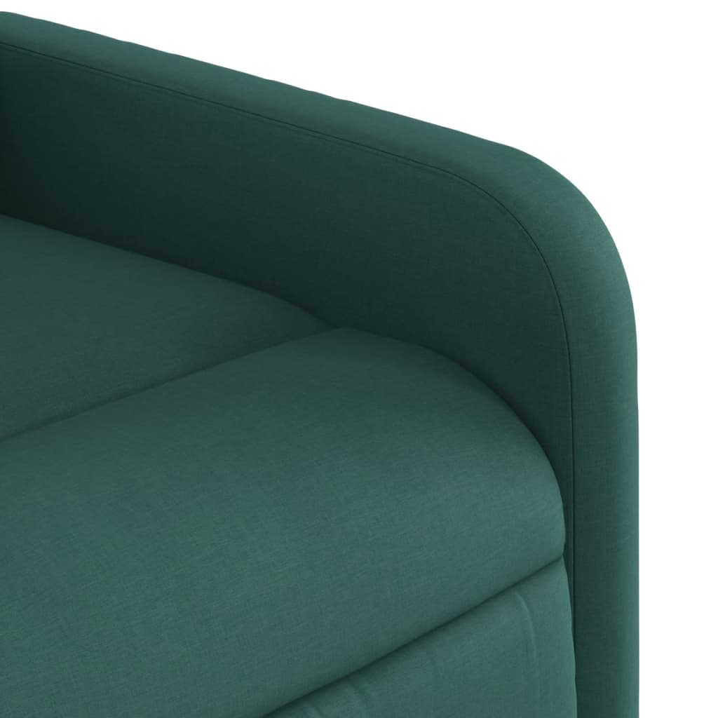 Fauteuil Inclinable Tissu Vert Foncé