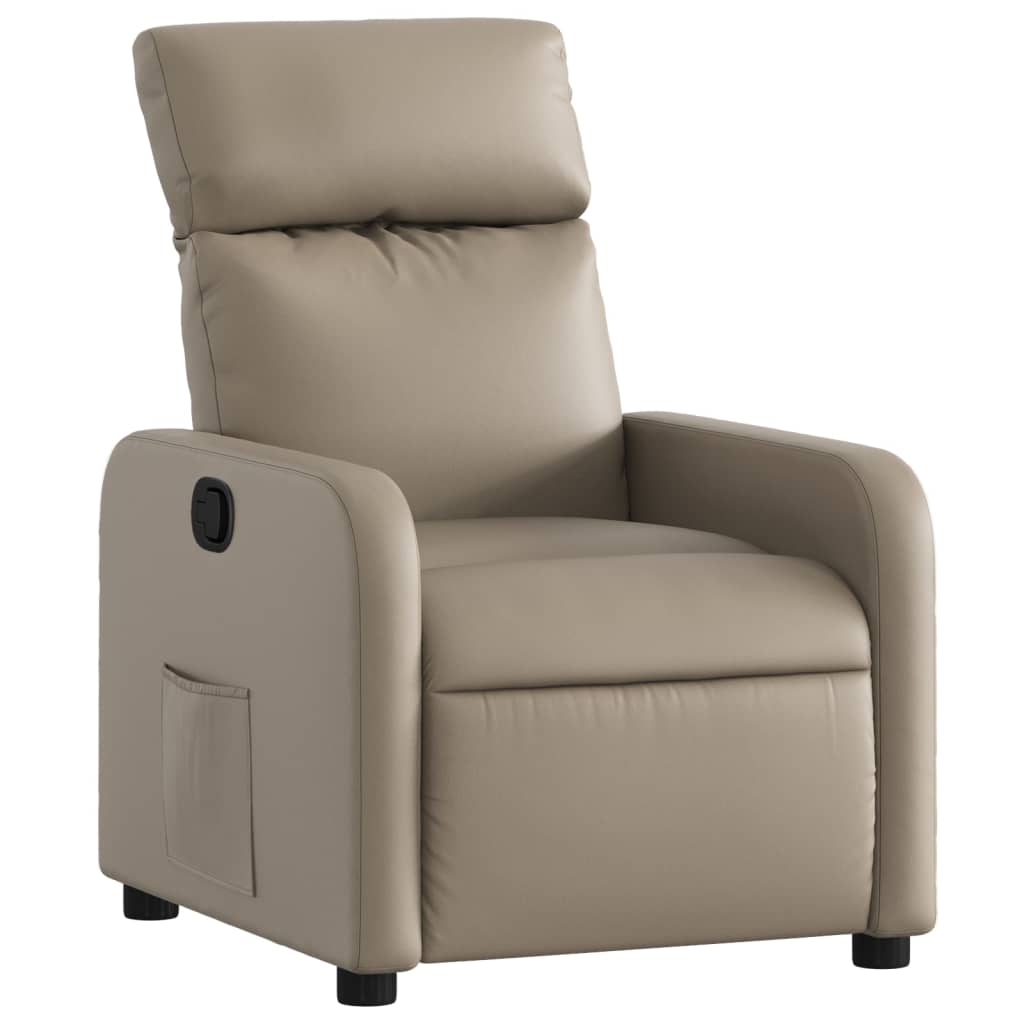 Fauteuil Inclinable Similicuir Cappuccino