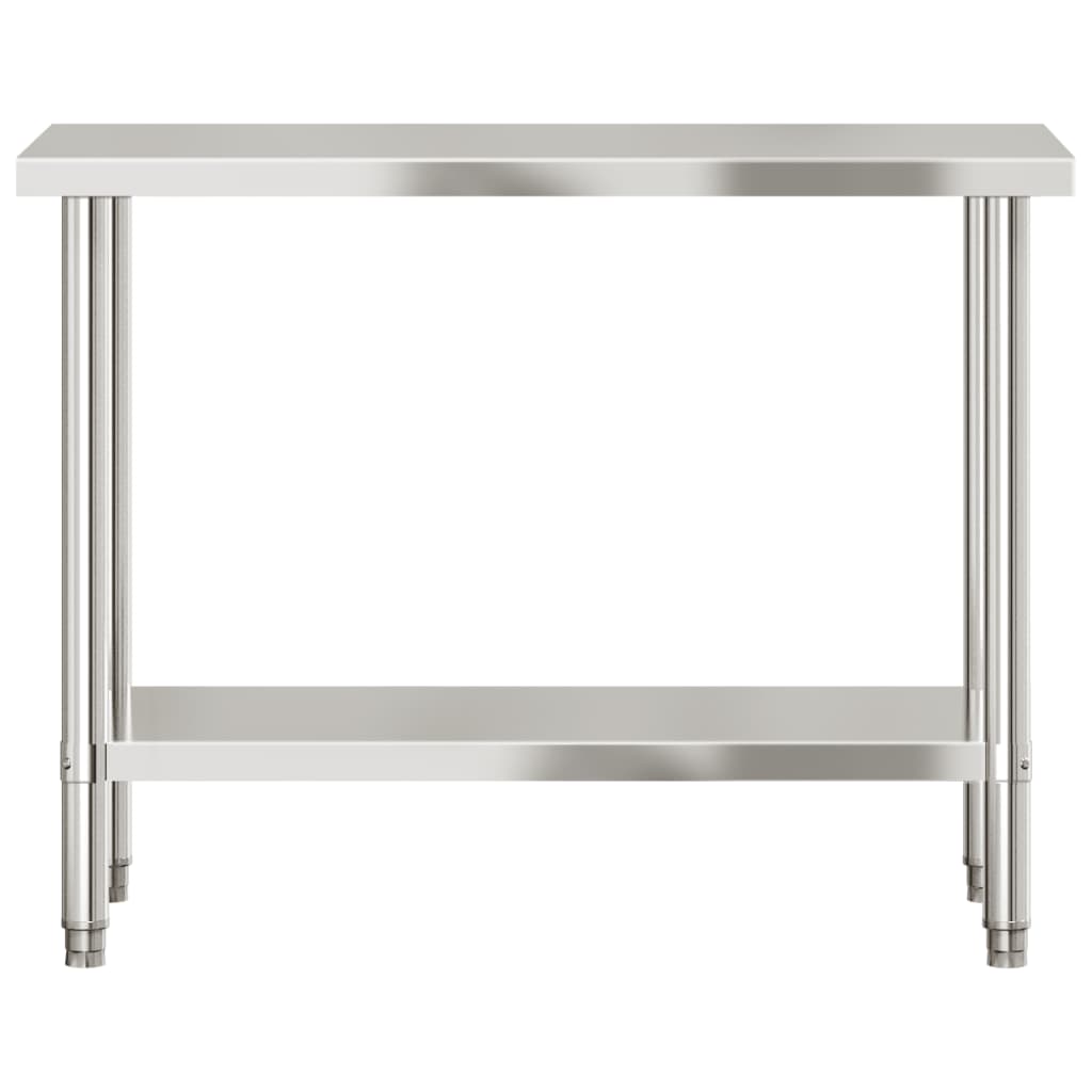 Table De Travail De Cuisine Acier Inoxydable
