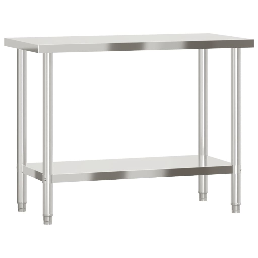 Table De Travail De Cuisine Acier Inoxydable