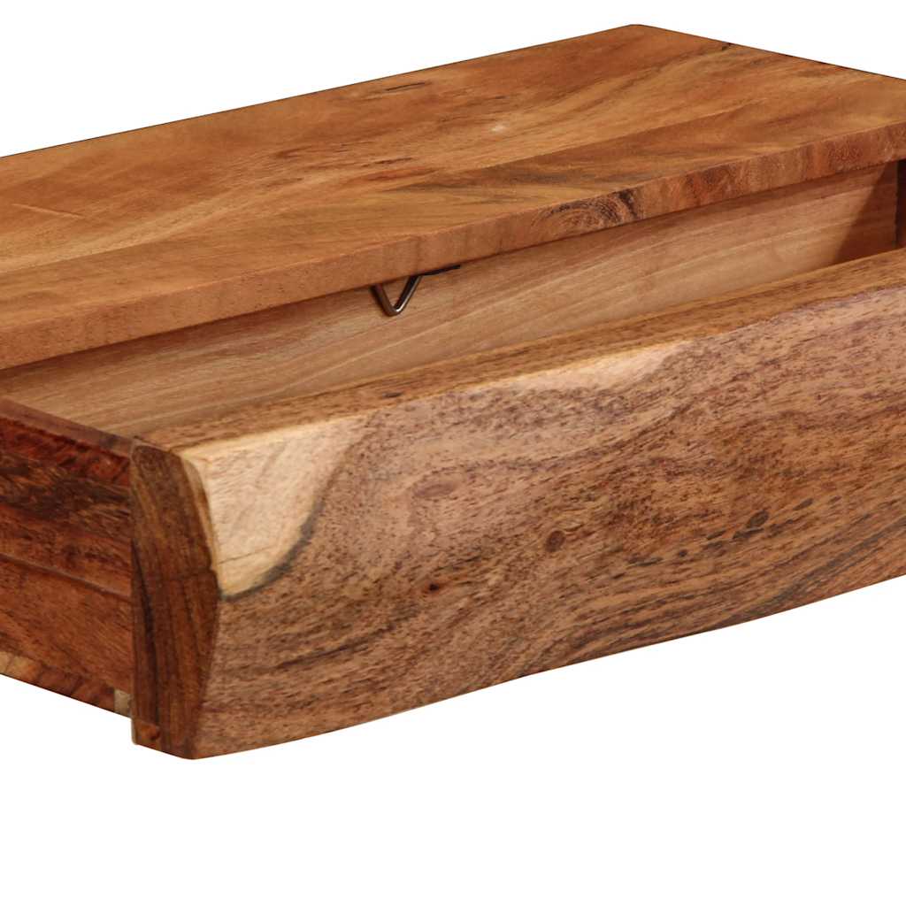Étagères Murales 2 Pcs Bois Massif D'acacia