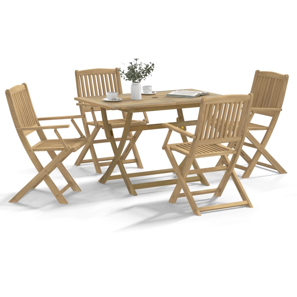 Ensemble À Manger De Jardin 7 Pcs Bois D'acacia Solide