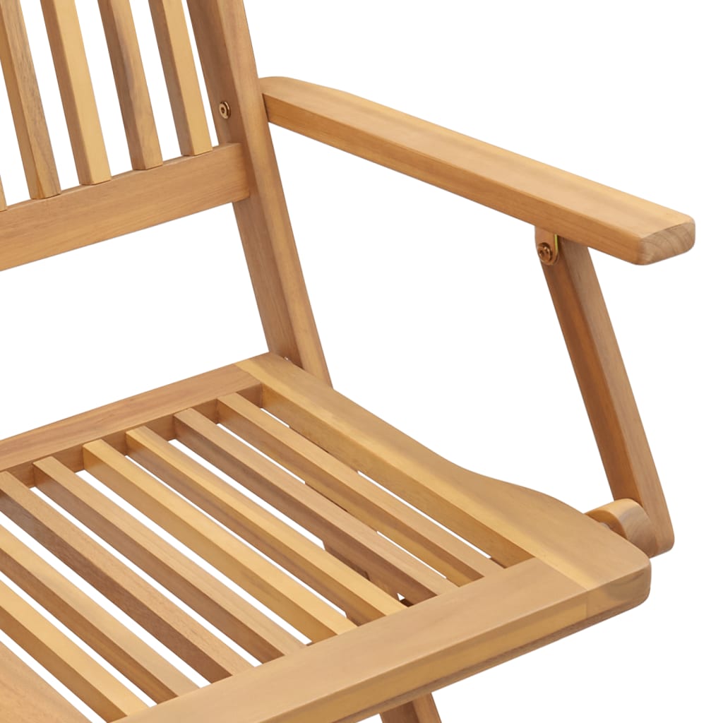 Ensemble À Manger De Jardin 9 Pcs Bois D'acacia Solide