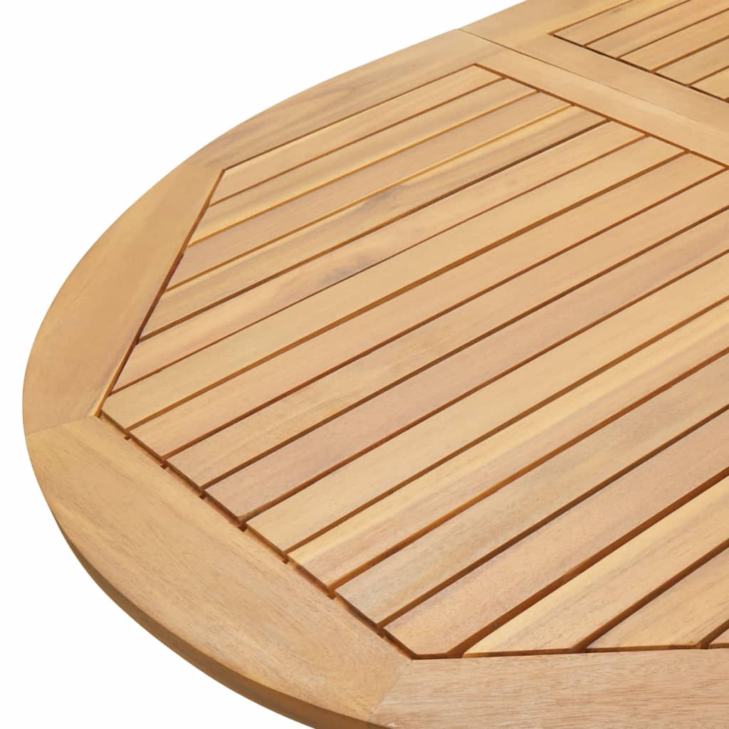Ensemble À Manger De Jardin 9 Pcs Bois D'acacia Solide