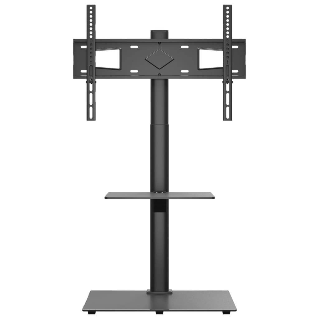 Meuble Tv D'angle 2 Niveaux Pour 32-65 Pouces Noir