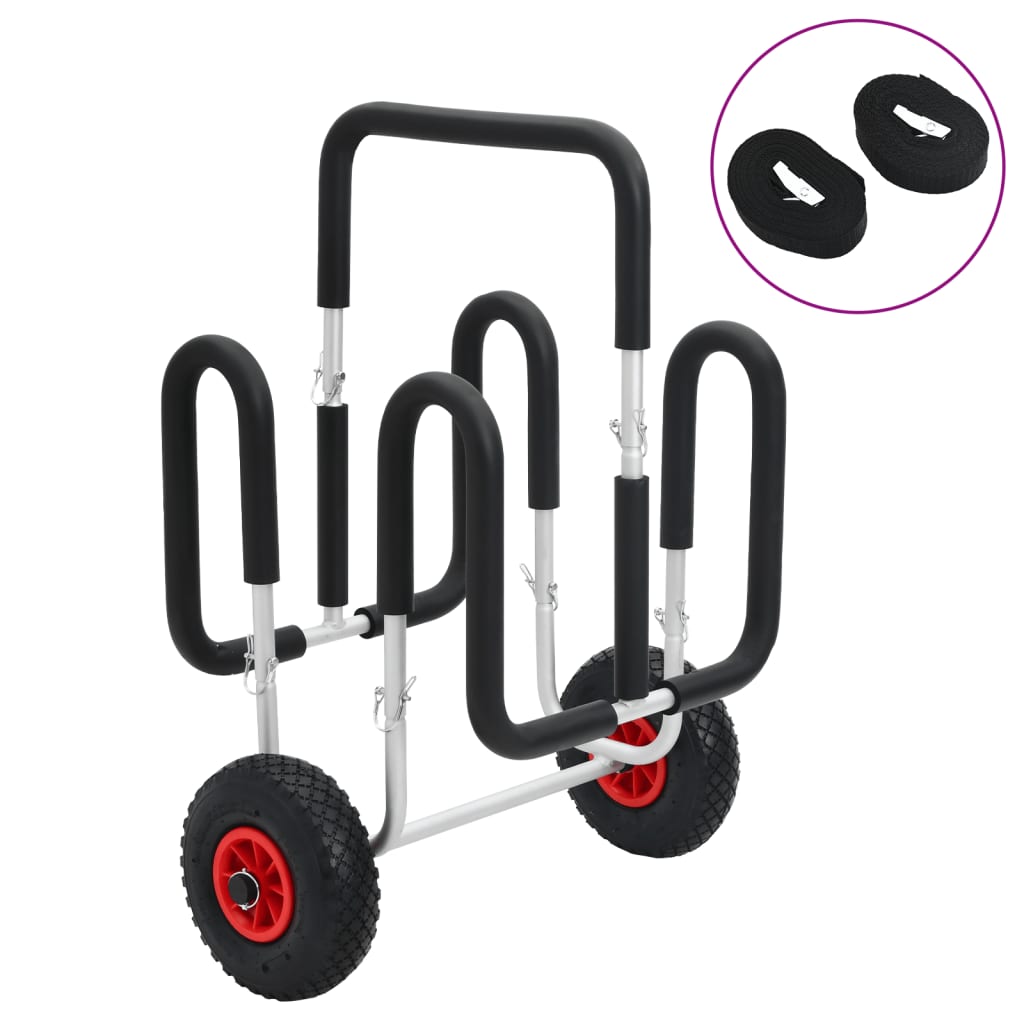 Chariots Pour Kayak 2 Pcs Aluminium