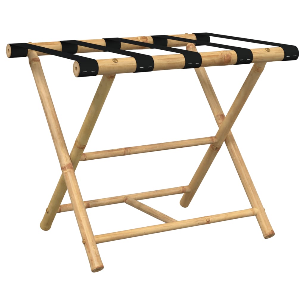 Porte-Bagages Pliant 62X42X50,5 Cm Bambou