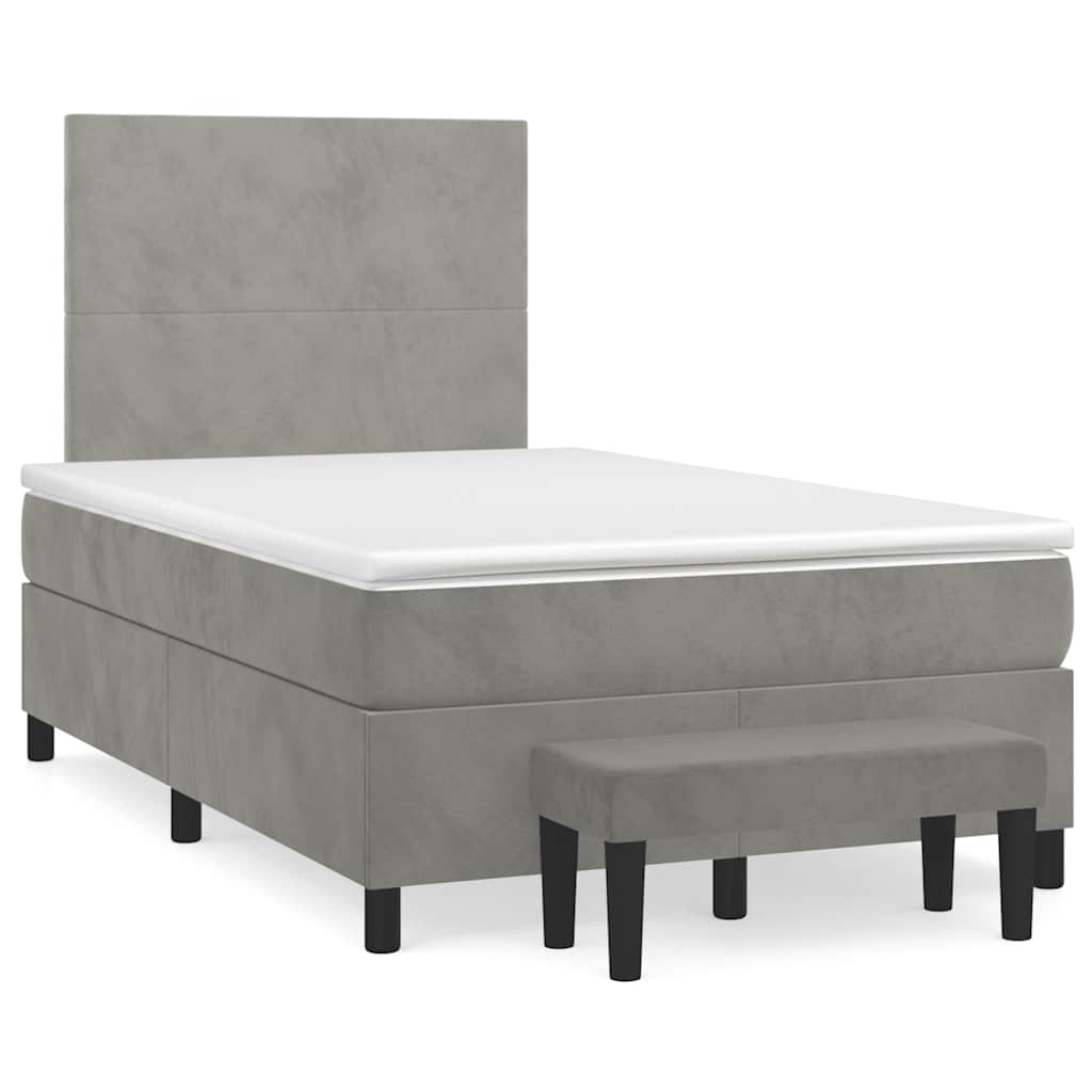 Sommier À Lattes De Lit Avec Matelas Velours