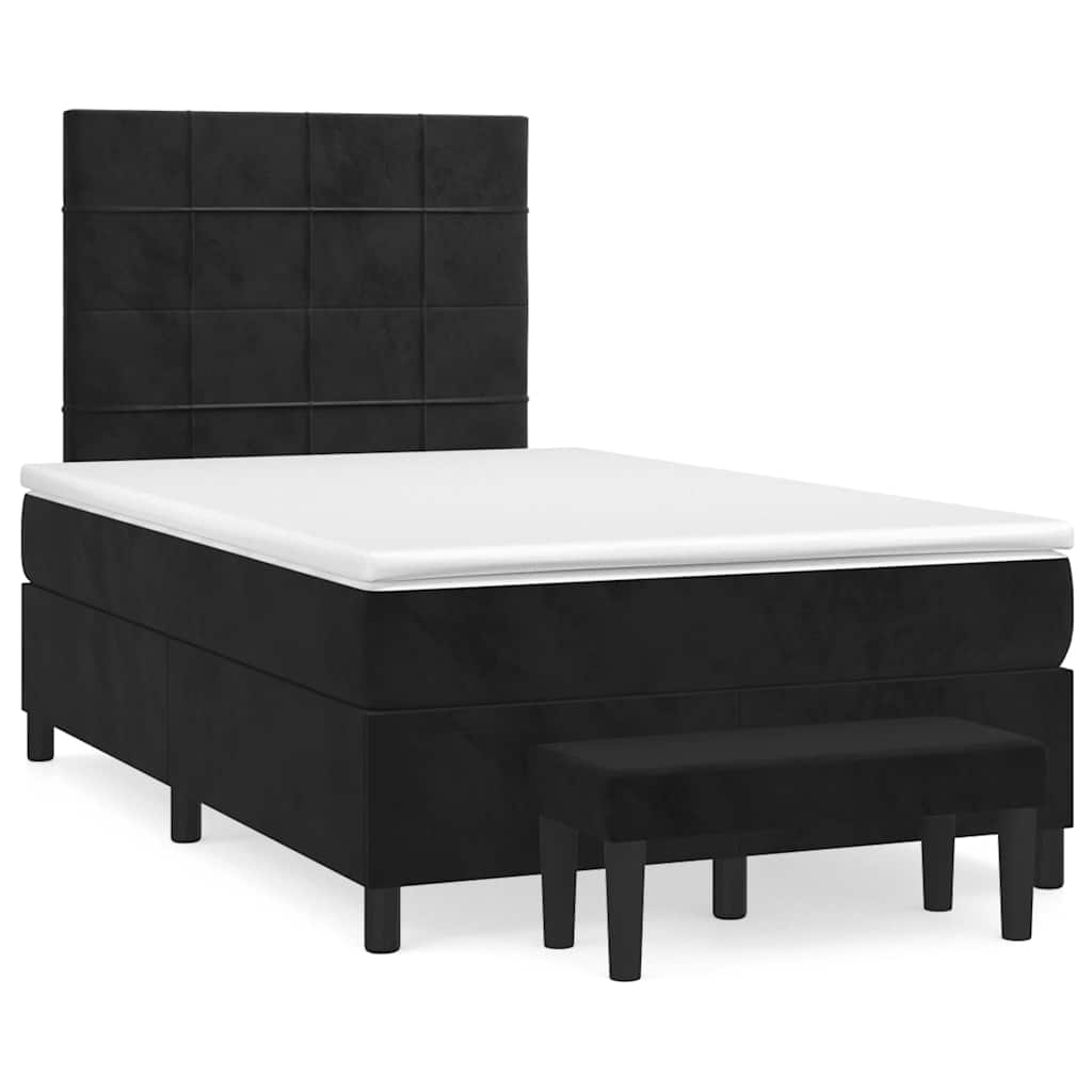 Sommier À Lattes De Lit Avec Matelas Velours