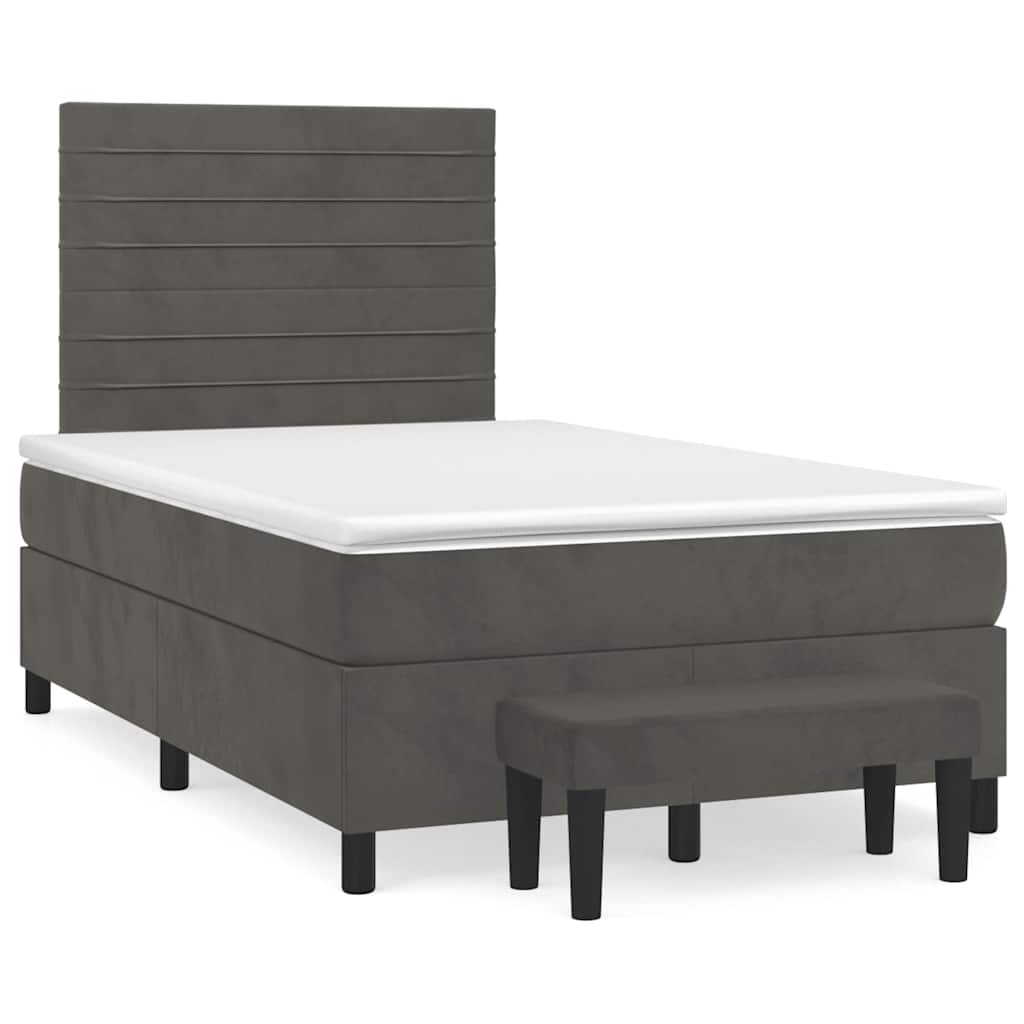 Sommier À Lattes De Lit Avec Matelas Velours