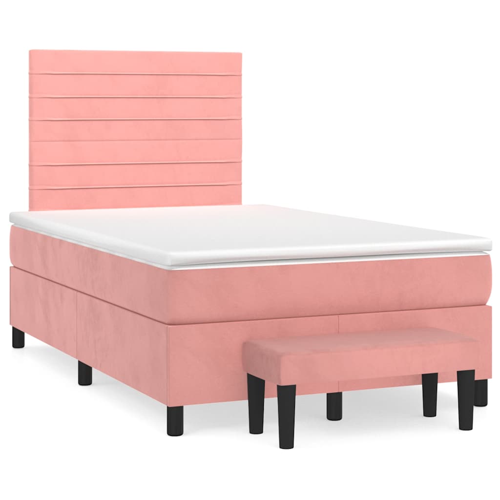 Sommier À Lattes De Lit Avec Matelas Velours