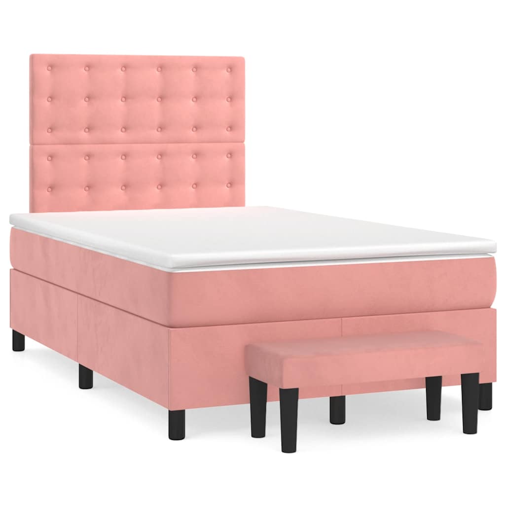 Sommier À Lattes De Lit Avec Matelas Velours
