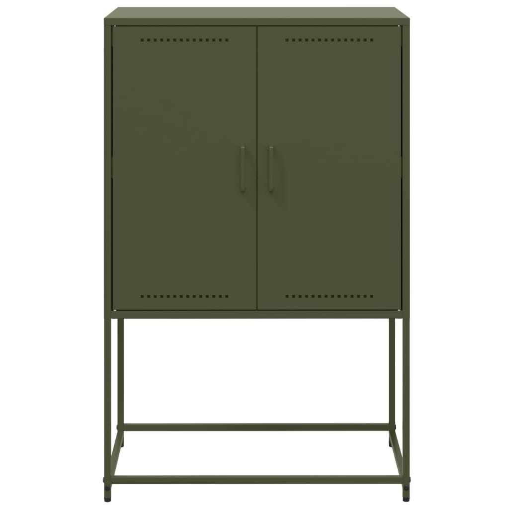 Buffet Haut Olive 68,5X38,5X107 Cm Acier
