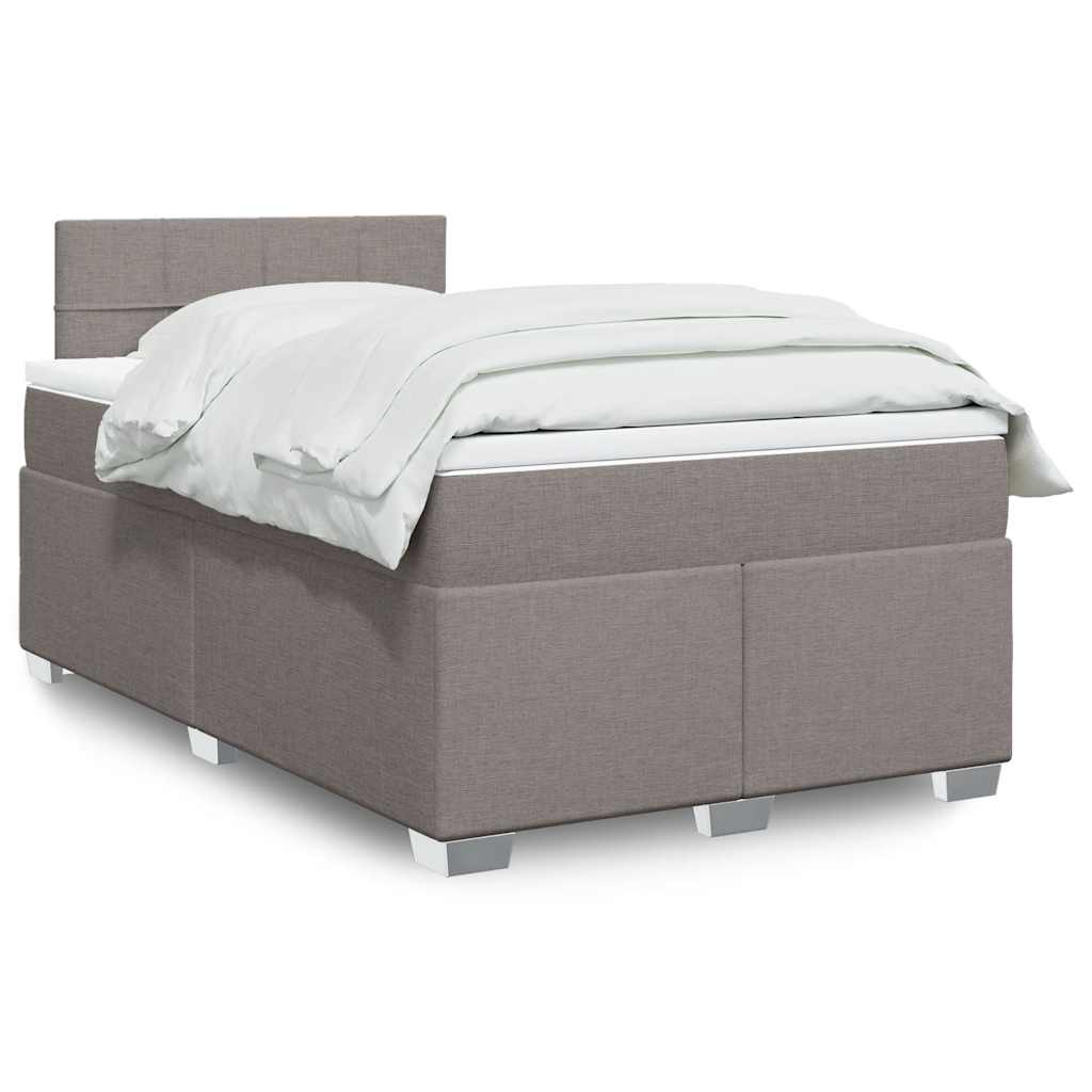 Sommier À Lattes De Lit Avec Matelas Tissu