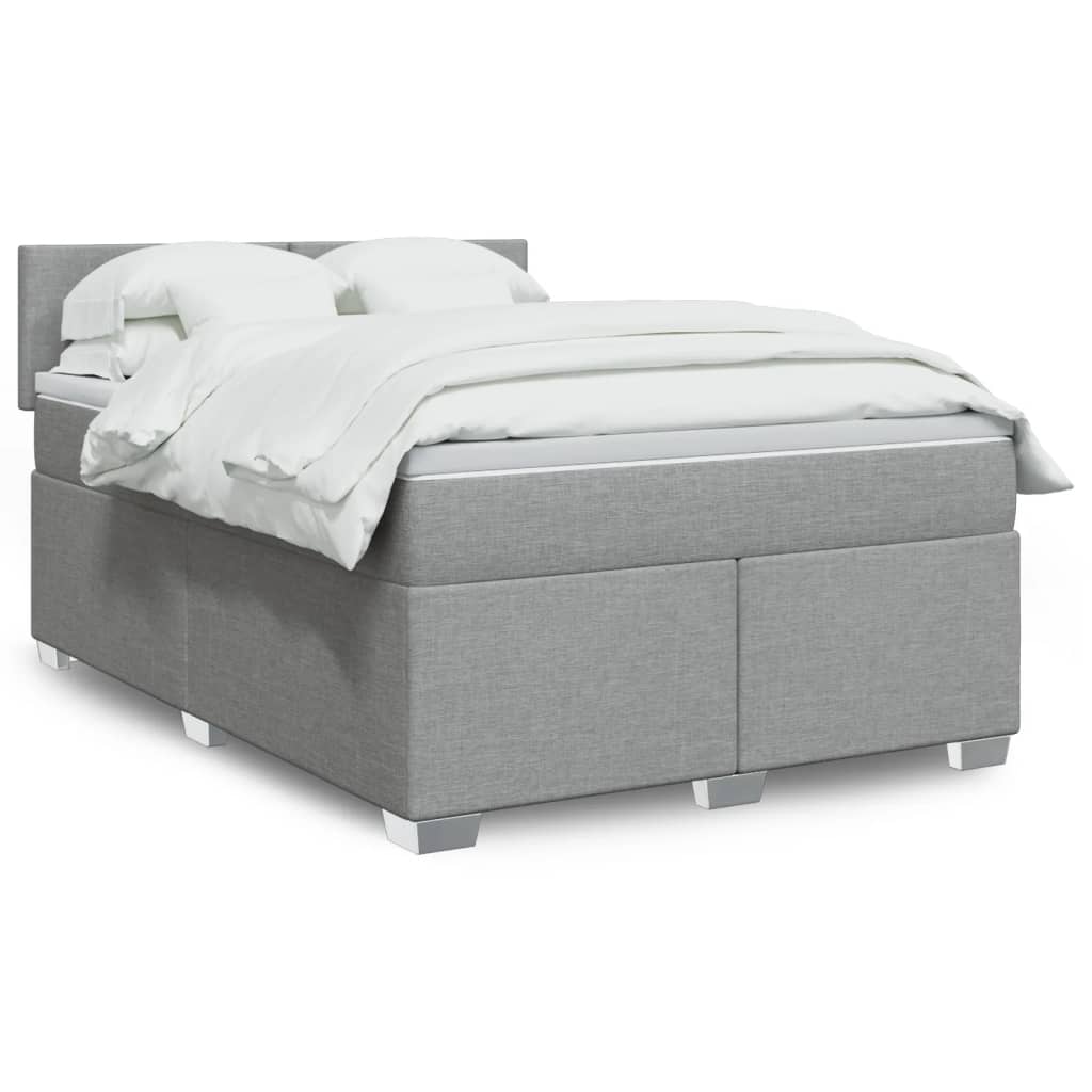 Sommier À Lattes De Lit Avec Matelas Tissu