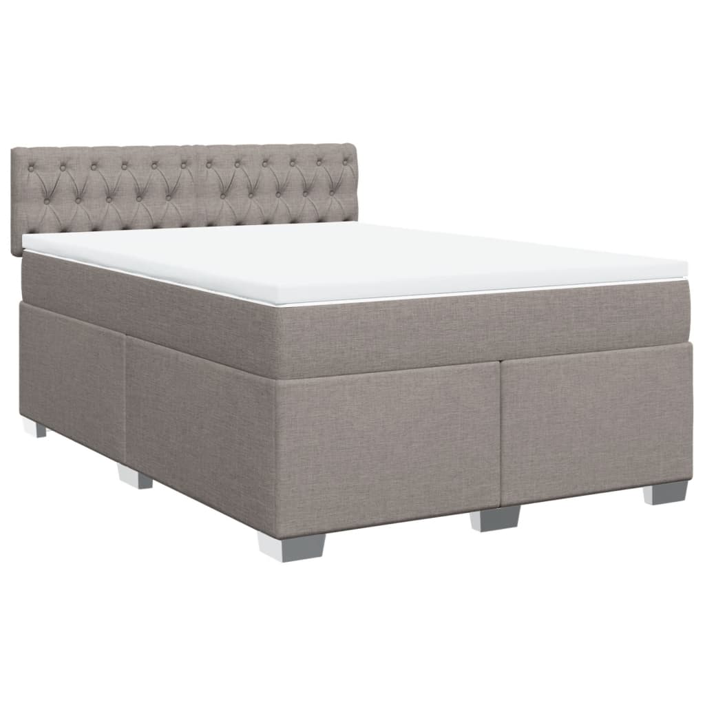 Sommier À Lattes De Lit Avec Matelas Tissu
