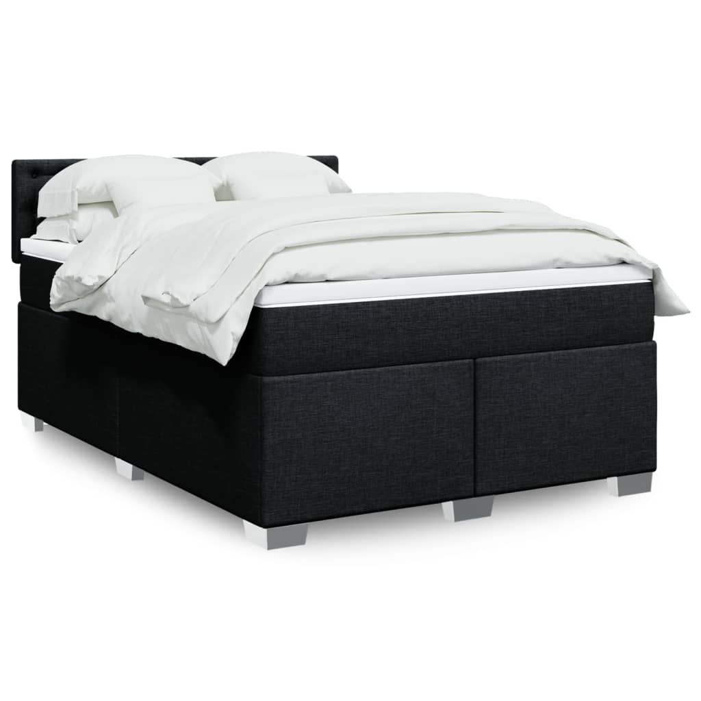 Sommier À Lattes De Lit Avec Matelas Tissu