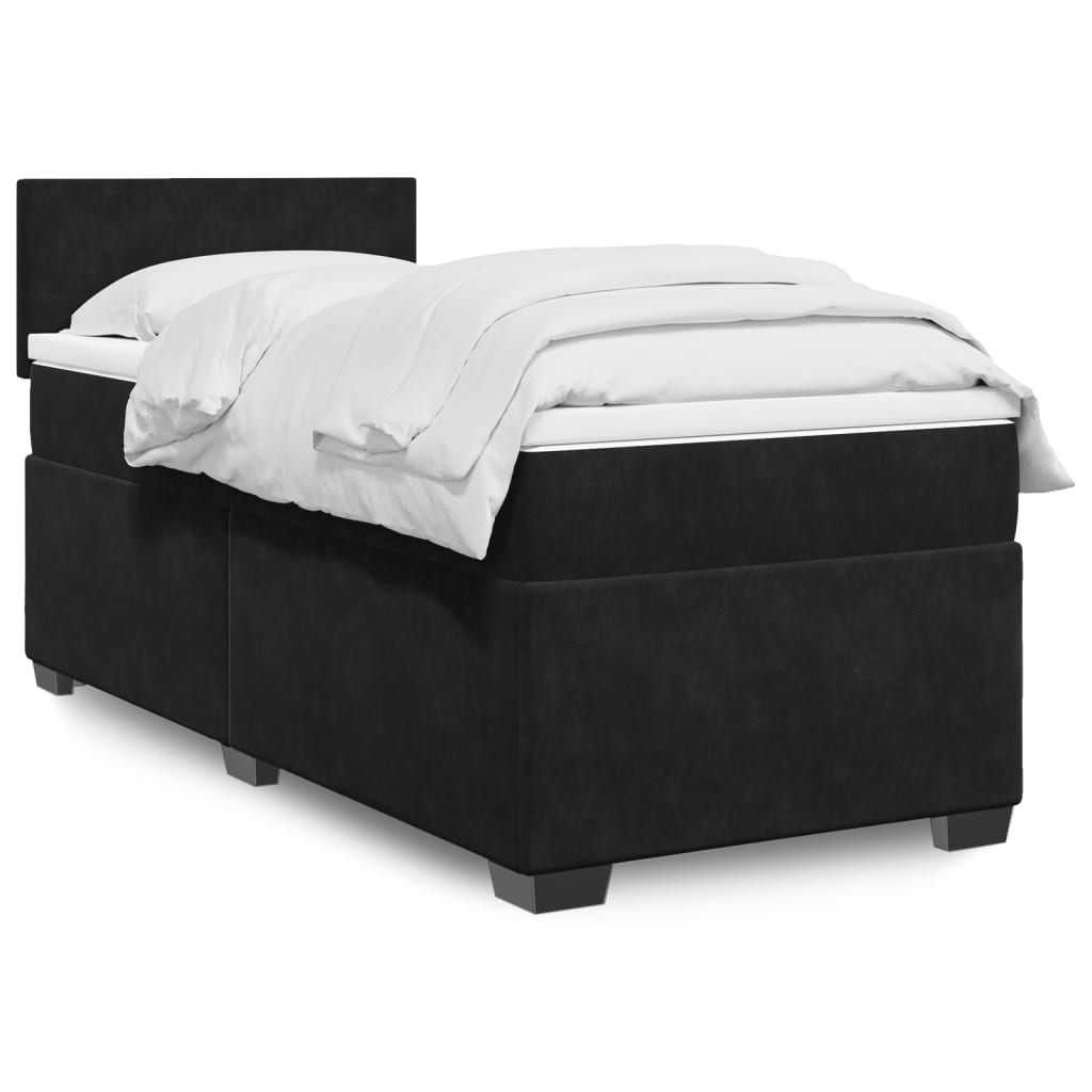Lit Boxspring Avec Matelas Velours