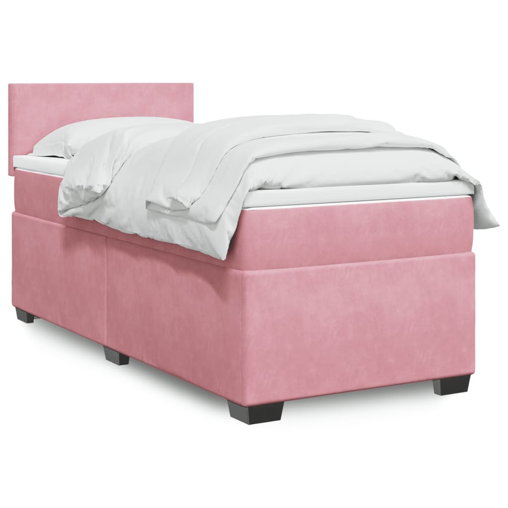 Lit Boxspring Avec Matelas Velours