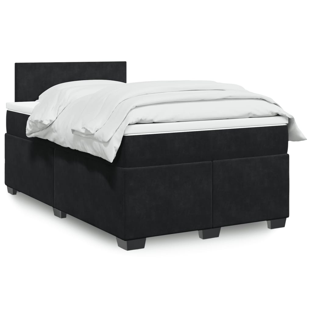 Lit Boxspring Avec Matelas Velours