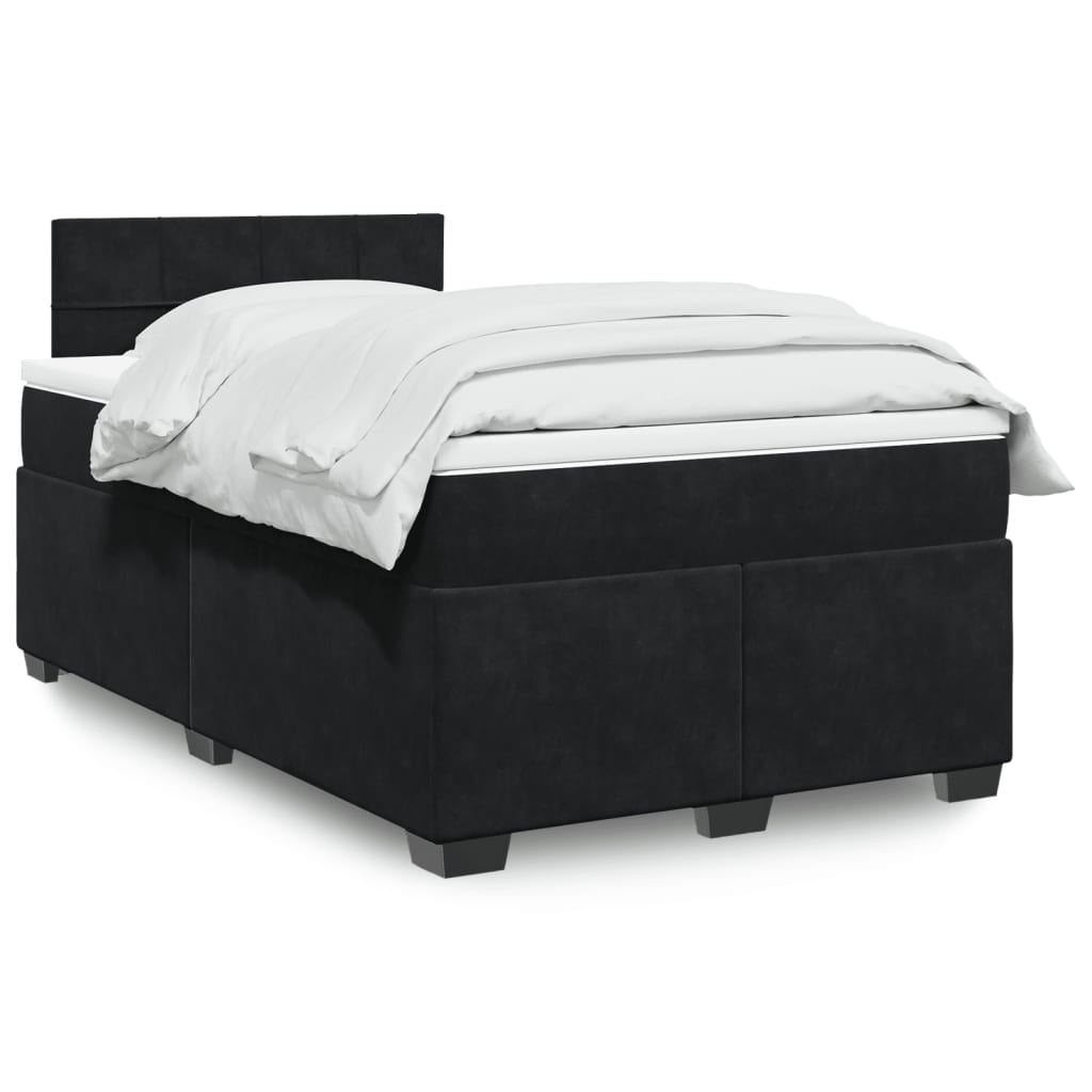 Lit Boxspring Avec Matelas Velours