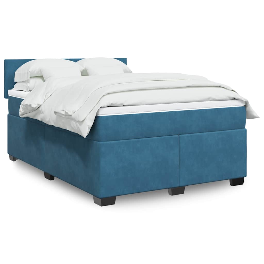 Lit Boxspring Avec Matelas Velours