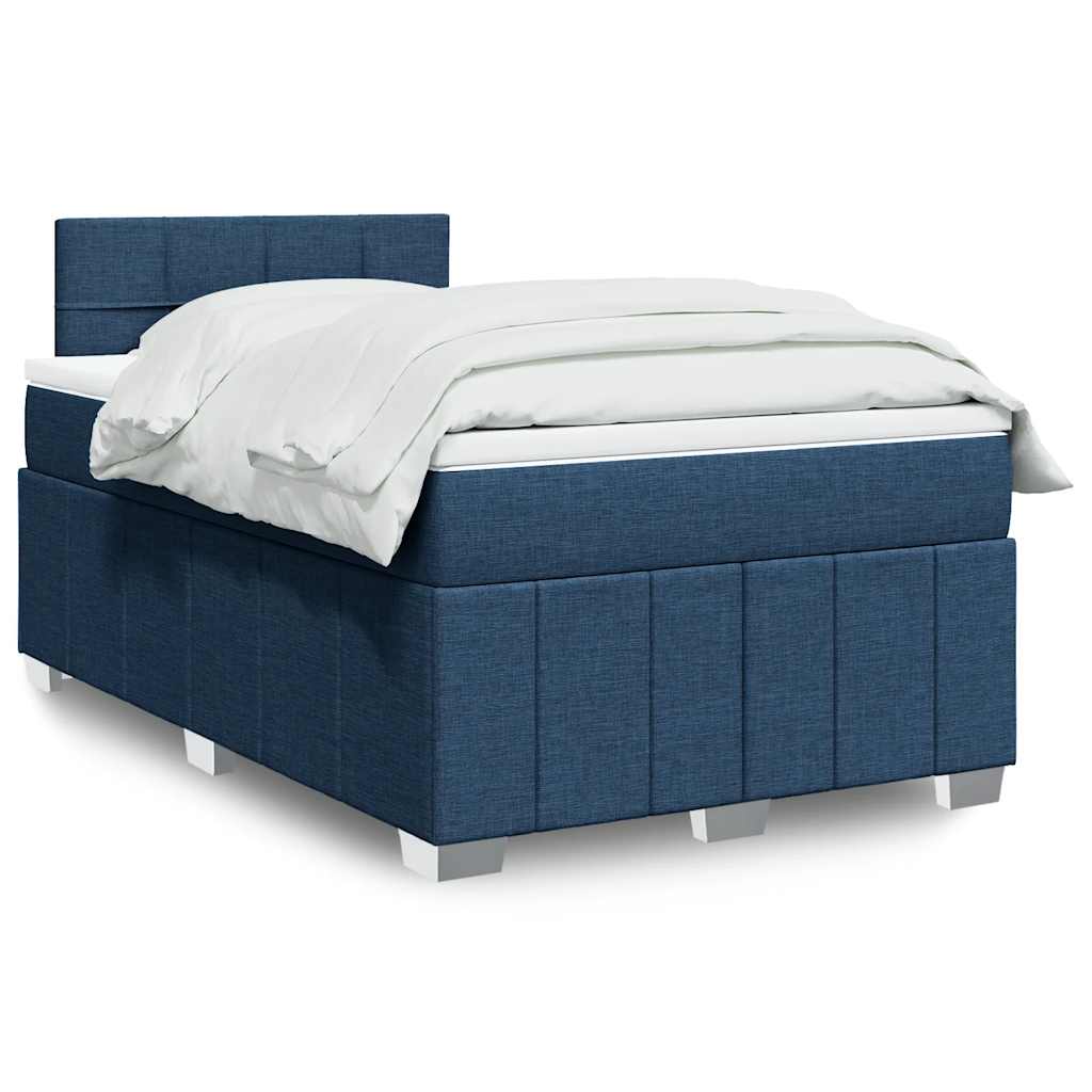 Sommier À Lattes De Lit Avec Matelas 120X200Cm Tissu