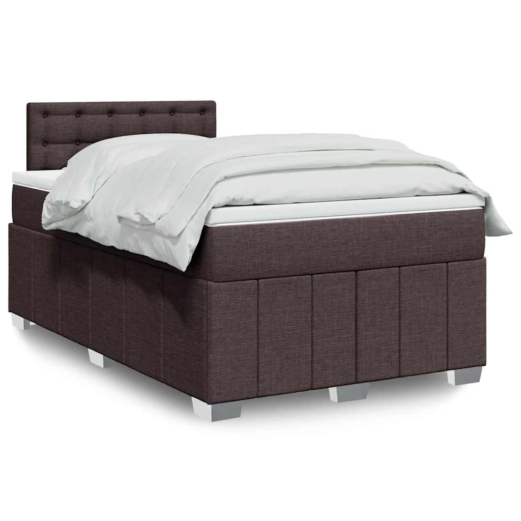 Sommier À Lattes De Lit Avec Matelas 120X200Cm Tissu