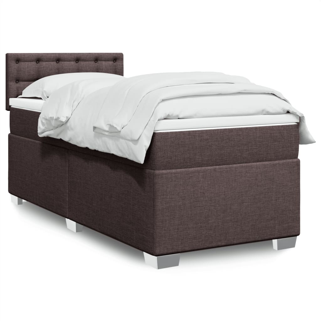 Sommier À Lattes De Lit Avec Matelas Tissu